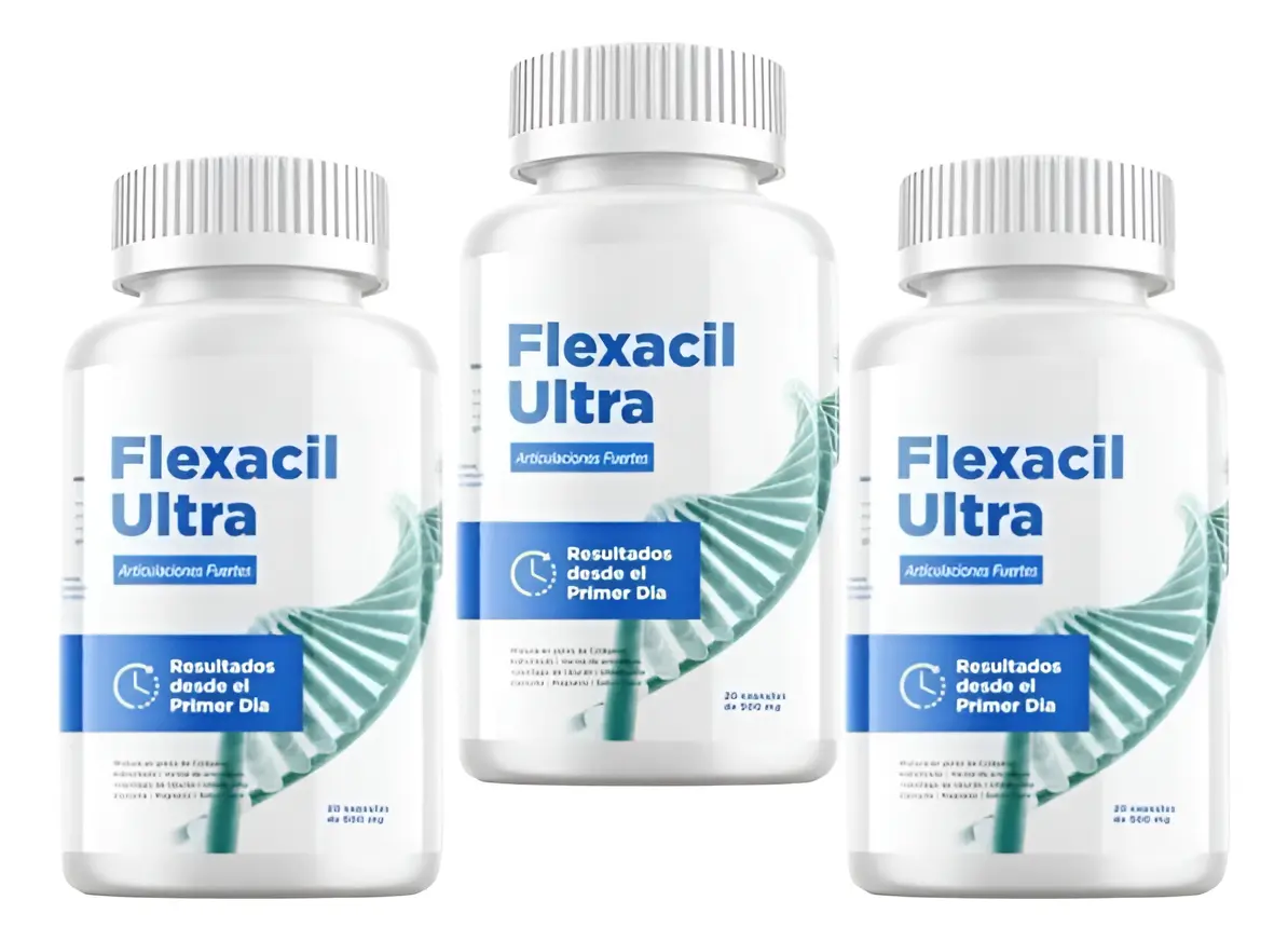 FLEXACIL ULTRA 500MG SOPORTE ARTICULAR 20 CAPSULA 03 FRASCOS - 1