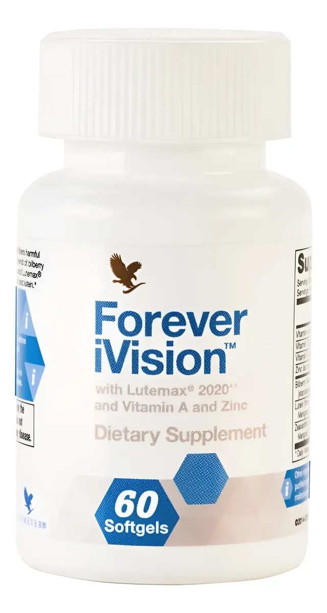 FOREVER IVISION LUTEMAX 2020 - VITAMINA A 60 CAPSULAS - 1