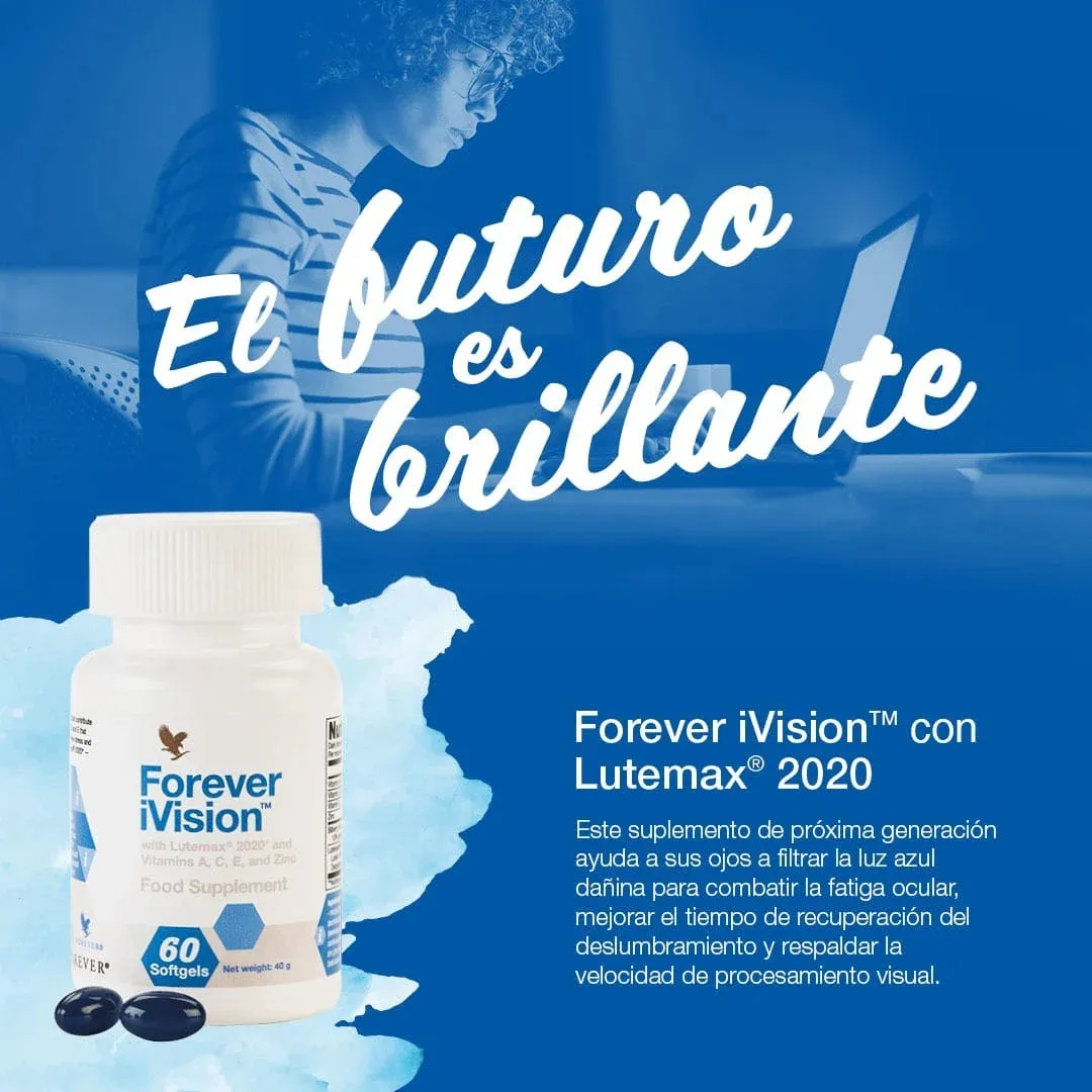 FOREVER IVISION LUTEMAX 2020 - VITAMINA A 60 CAPSULAS - 4