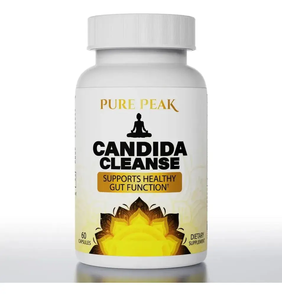 PURE PEAK CANDIDA CLEANSE AYUDA AL INTESTINO 60 CAPSULAS SABOR SIN SABOR - 1