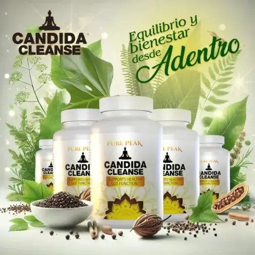 PURE PEAK CANDIDA CLEANSE AYUDA AL INTESTINO 60 CAPSULAS SABOR SIN SABOR - 6