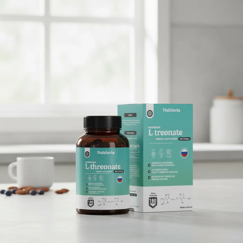 L TREONATO MAGNESIO 2000MCG COMPUESTO NUTRIAVIA 180 CAPSULAS - 3