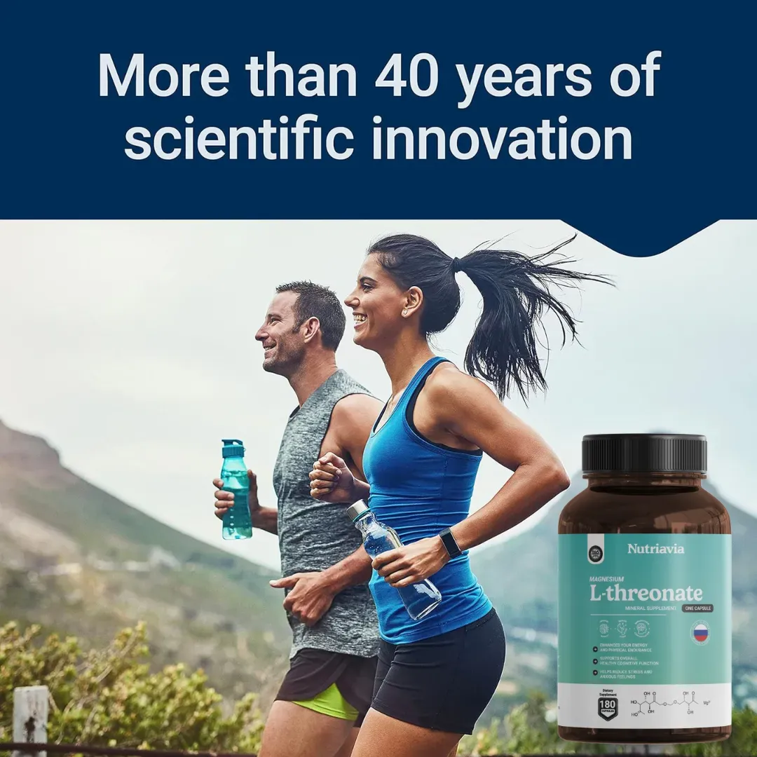 L TREONATO MAGNESIO 2000MCG COMPUESTO NUTRIAVIA 180 CAPSULAS - 4