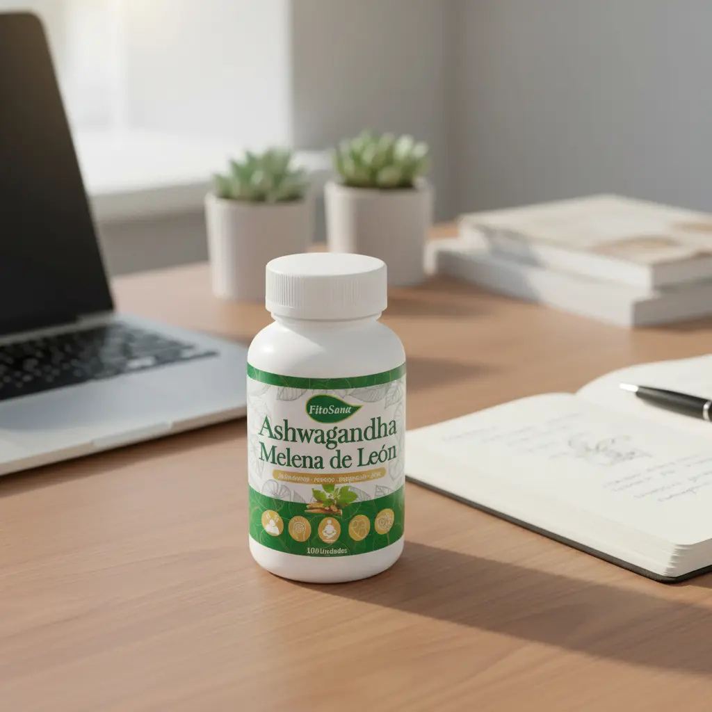 ASHWAGANDHA CON MELENA DE LEÓN FITOSANA 100 CAPSULAS - 5