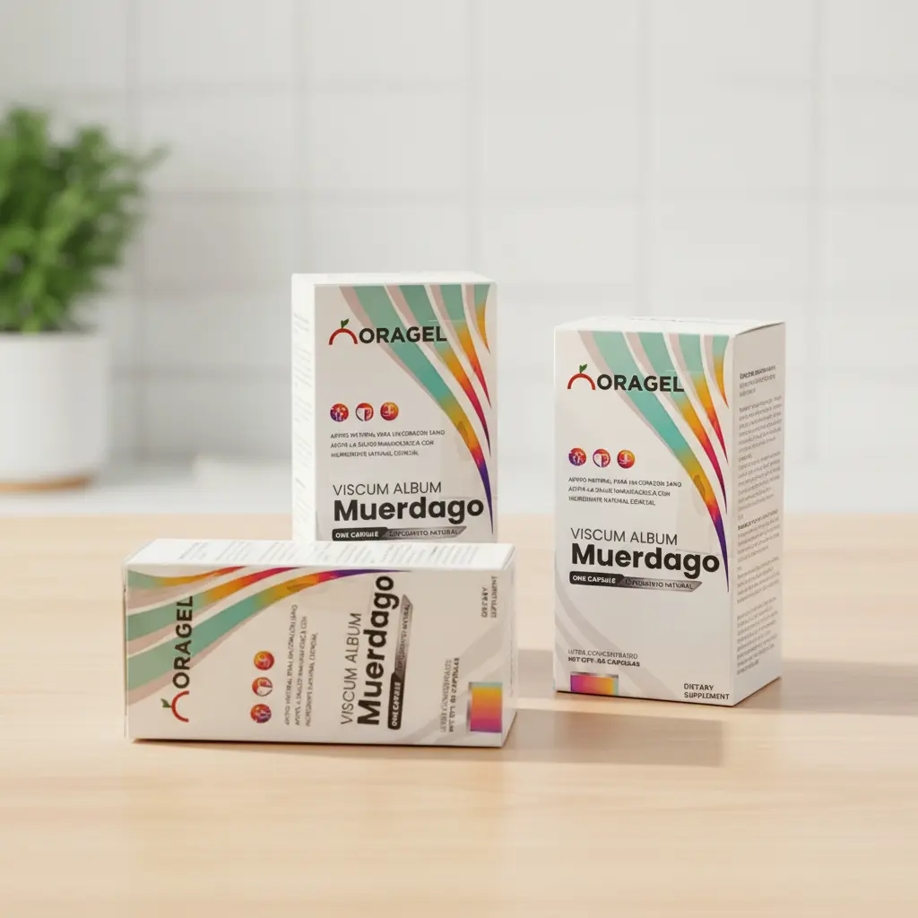 MUERDAGO ORAGEL ANTICANCERIGENO 400MG 80 CAPSULAS 03 FRASCOS - 3