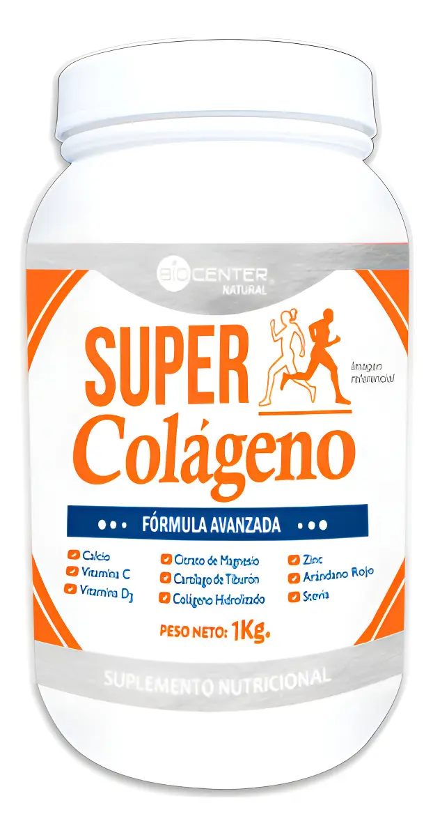 SUPER COLAGENO BIOCENTER NATURAL SALUD OSTEO ARTICULAR 1 KG POLVO - 1