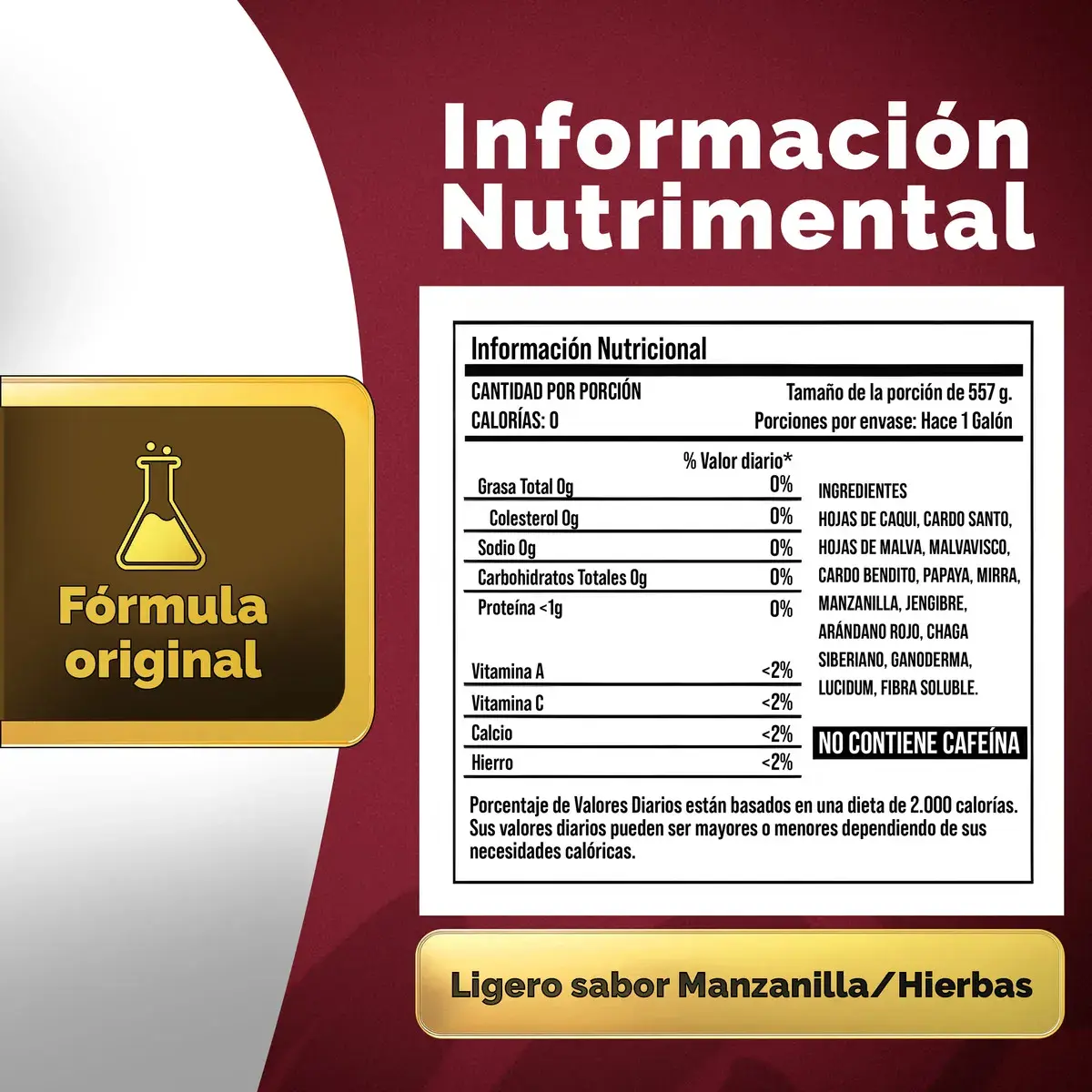 TÉ DIVINA DETOX VIDA DIVINA SABOR NATURAL LIBRE GLUTEN ORGÁNICO 8.5G - 2