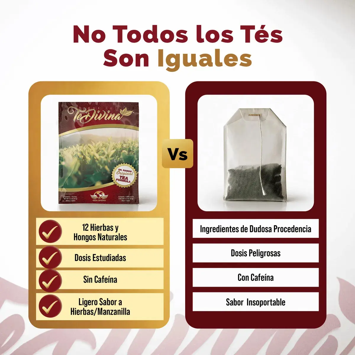 TÉ DIVINA DETOX VIDA DIVINA SABOR NATURAL LIBRE GLUTEN ORGÁNICO 8.5G - 4