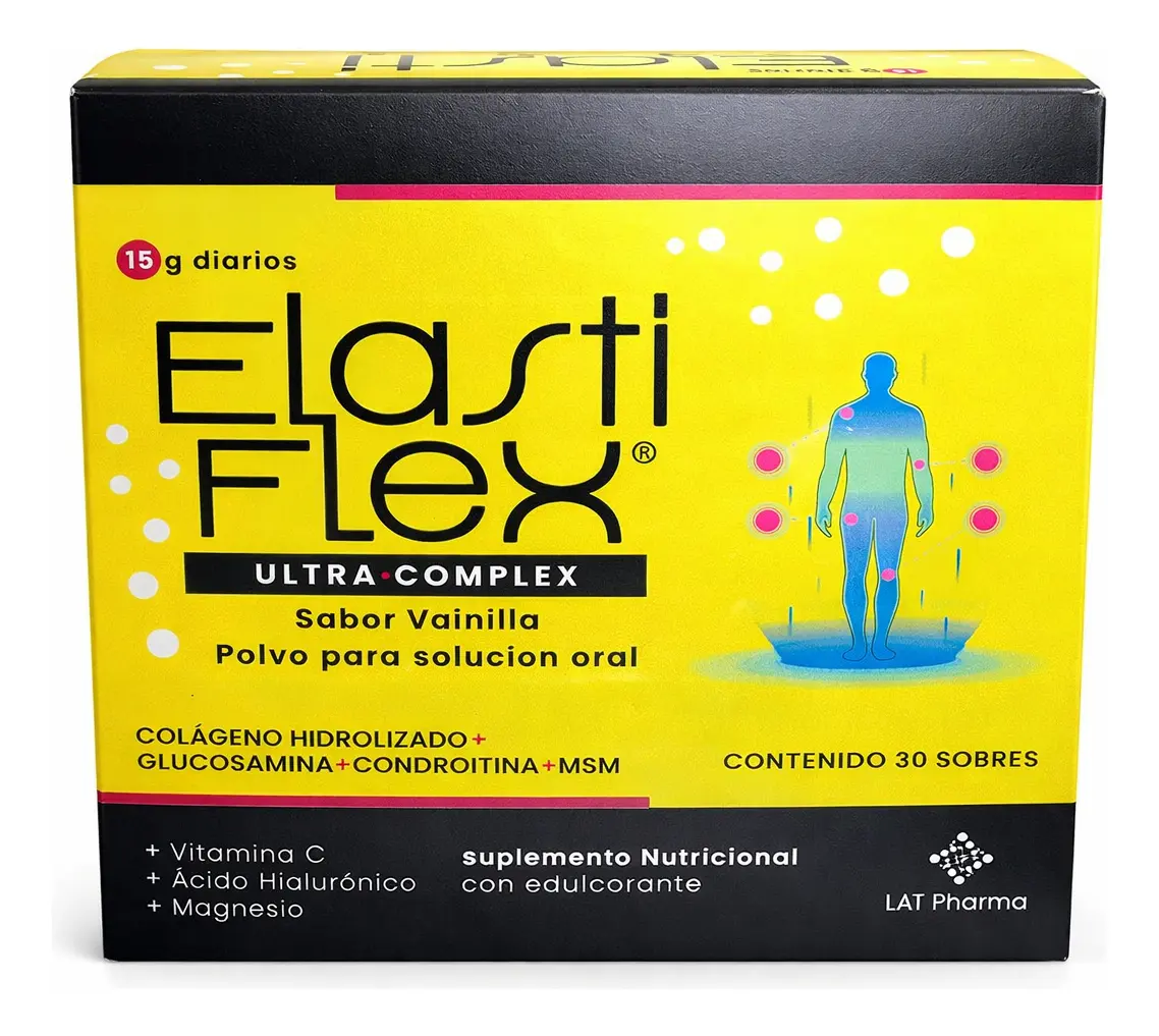 ELASTIFLEX ULTRA COMPLEX LAT PHARMA CONDROITINA 30 UNID 450G - 1