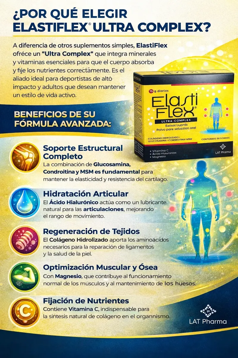 ELASTIFLEX ULTRA COMPLEX LAT PHARMA CONDROITINA 30 UNID 450G - 2