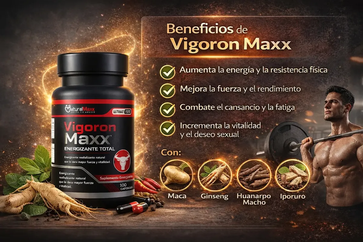 VIGORON MAXX NATURALMAXX ELEVA TESTOSTERONA 100 CAPSULAS - 3