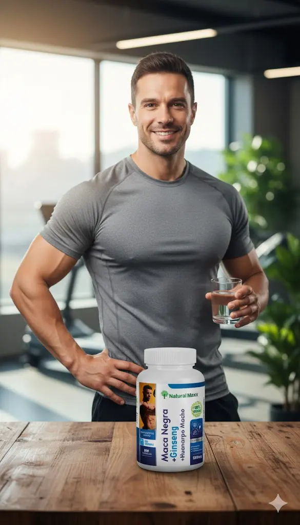 MACA NEGRA + GINSENG + HUANARPO 500MG NATURALMAX 100 CAPSULAS - 5