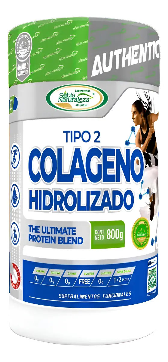 COLAGENO HIDROLIZADO TIPO 2 SABIA NATURALEZA - ARTICULAR ARANDANOS 800G. - 1