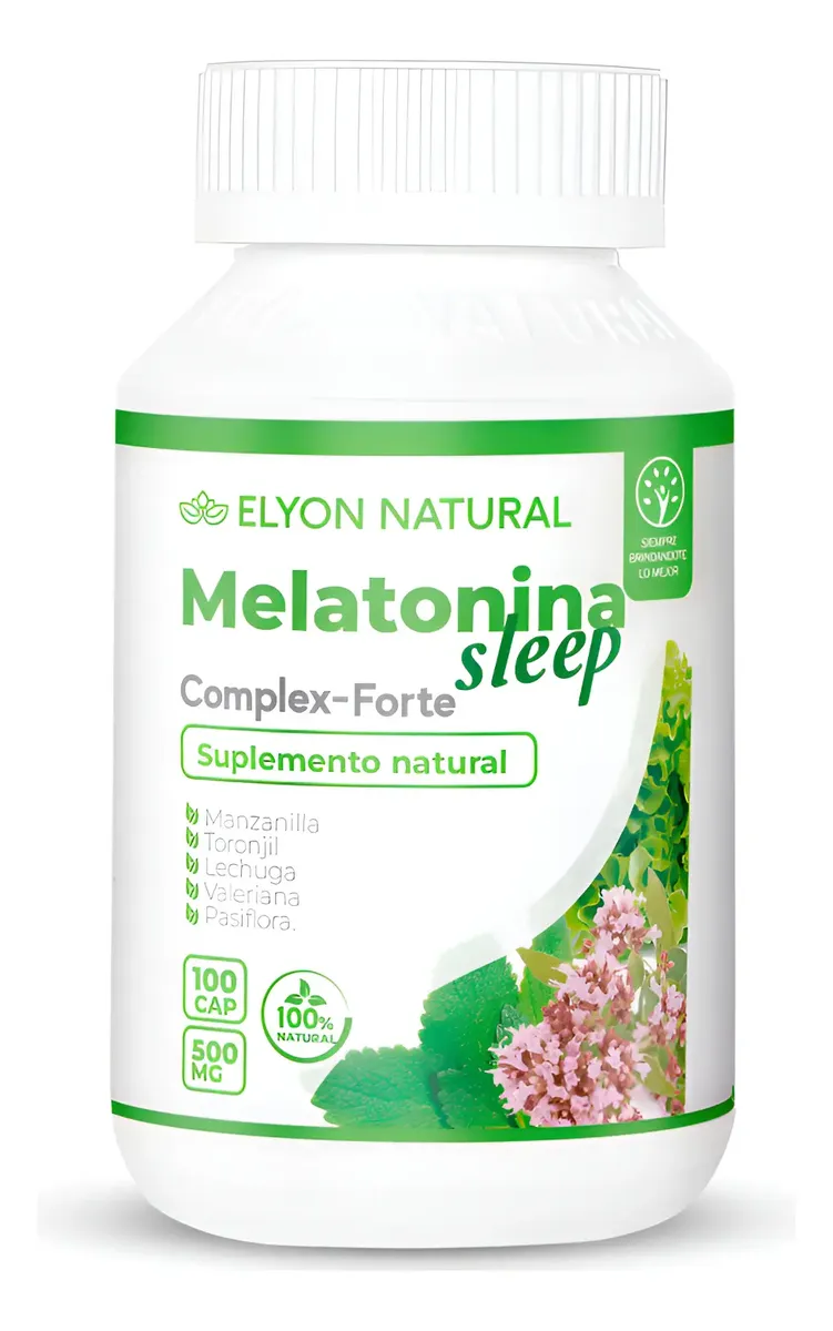 MELATONINA ELYON NATURAL DESCANSO REPARADOR 500MG 100 CAPSULAS - 1