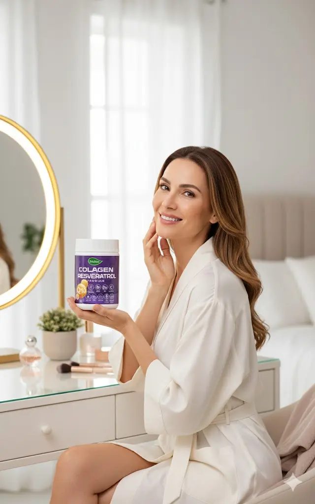 COLAGEN RESVERATROL Q10 FITOSANA EFECTO ANTIOXIDANTE 300G - 7