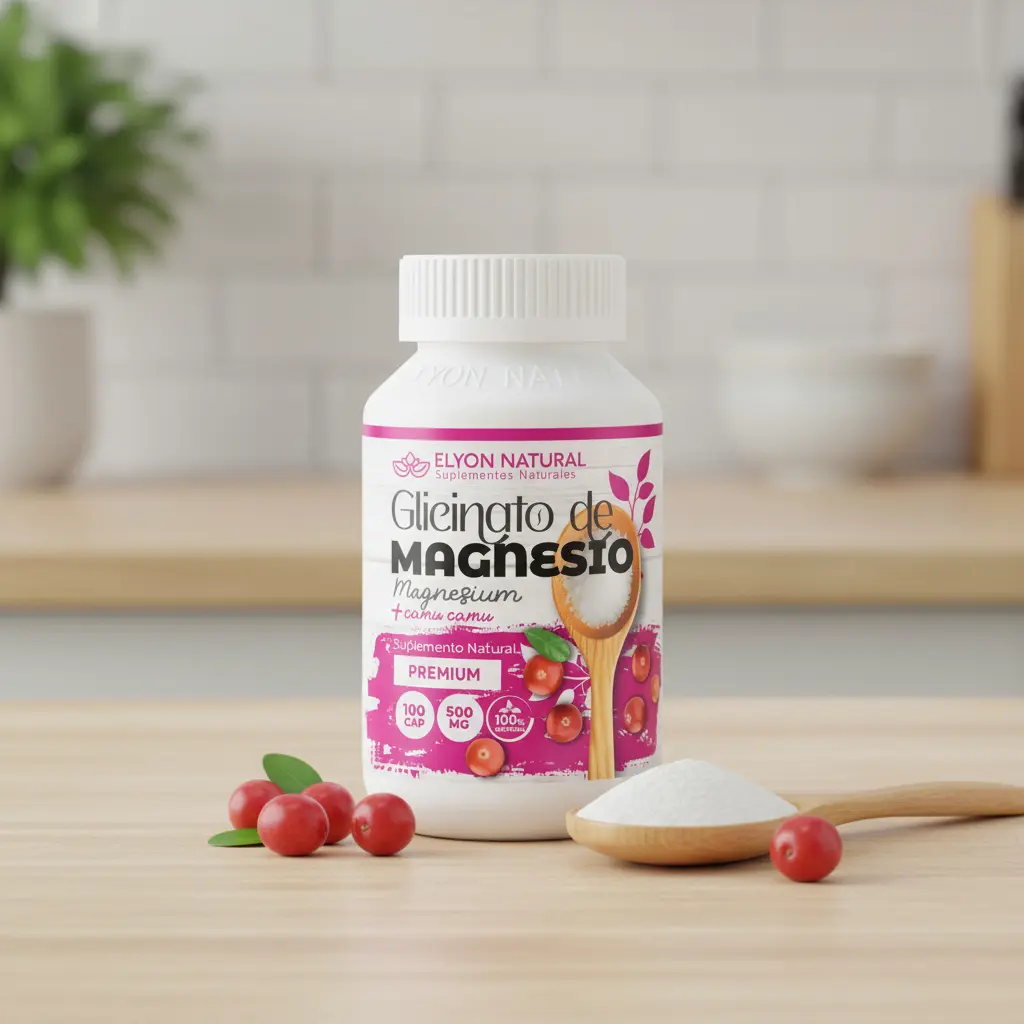 GLICINATO DE MAGNESIO ELYON NATURAL RELAJANTE - ENERGÍA 500MG 100 CAPSULAS - 3