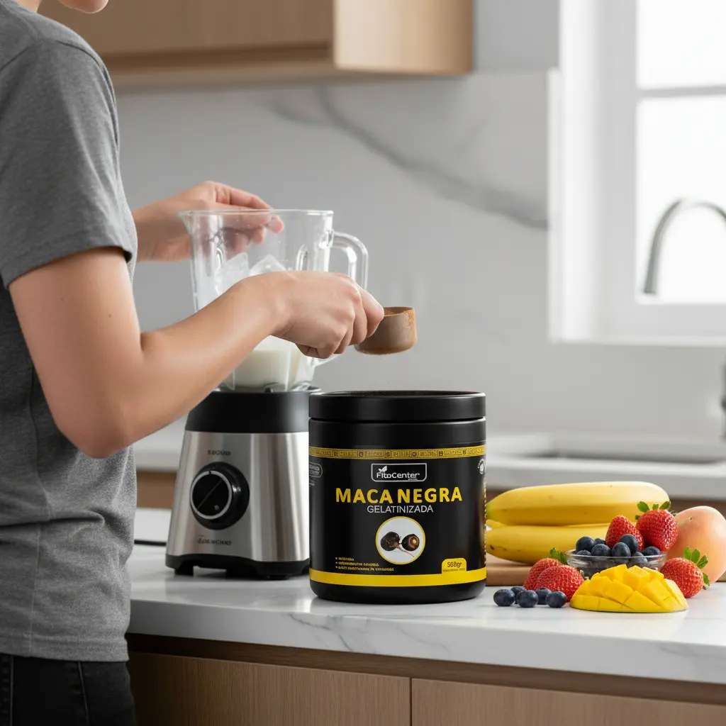 MACA NEGRA GELATINIZADA FITOCENTER NATURAL VITALIDAD 500G - 3