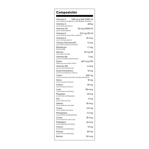 VITATRUM MASON NATURAL VITAMINAS - MINERALES 130 TABLETAS - 2