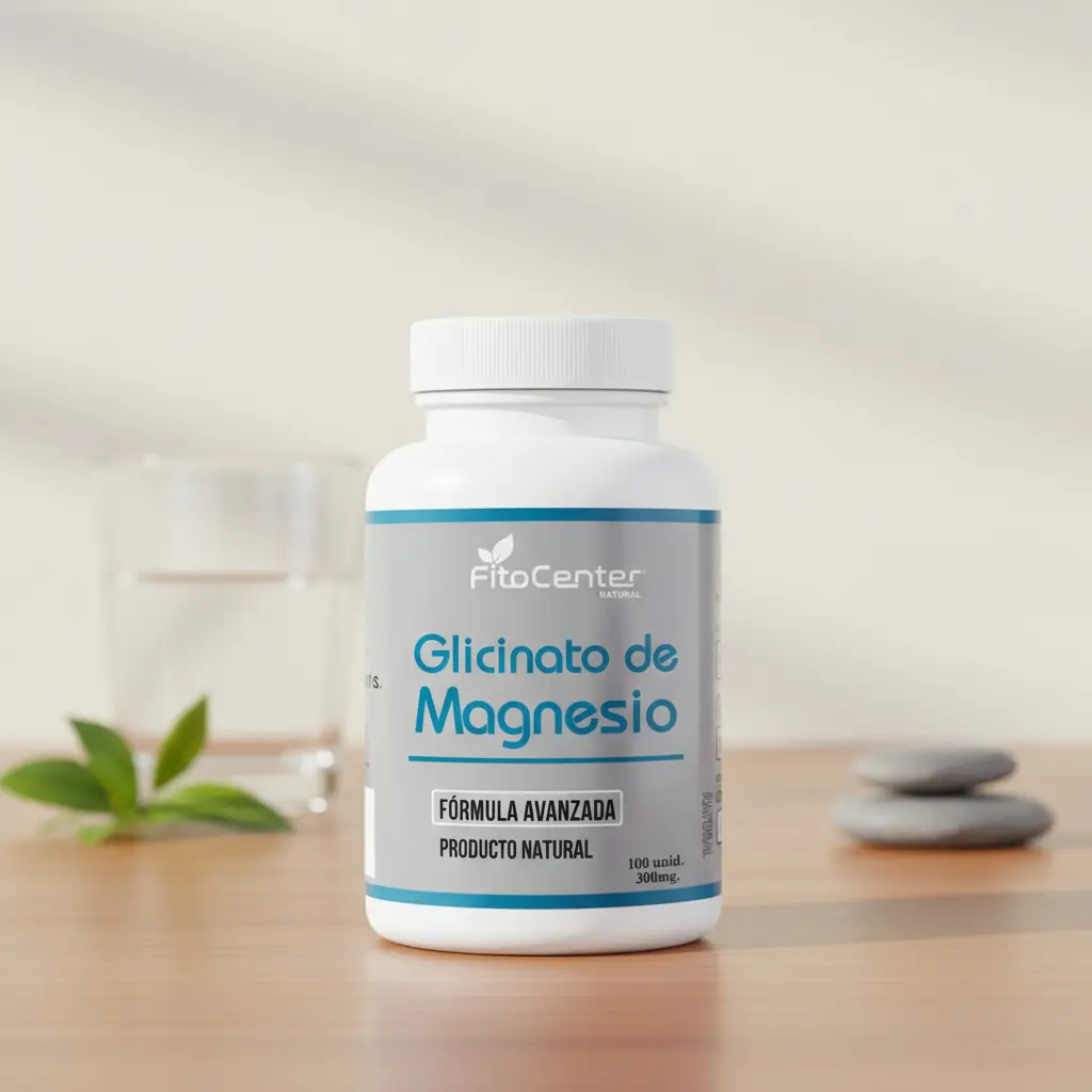 GLICINATO DE MAGNESIO FITOCENTER NATURAL 300MG 100 CAPSULA - 3