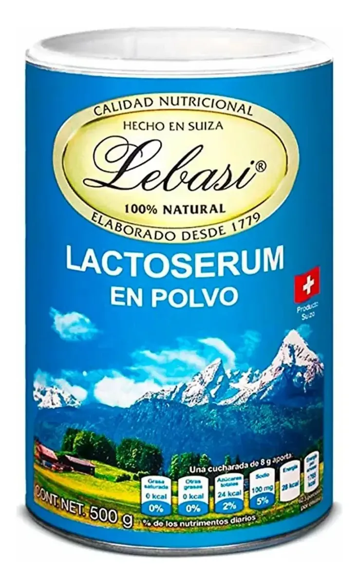 LACTOSERUM LEBASI SUPLEMENTO NUTRICIONAL SUIZO POLVO 500GR - 1