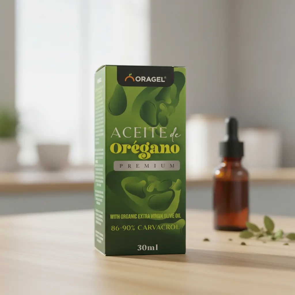 ACEITE DE OREGANO ORGANICO 90% CARVACROL OIL ORAGEL 30ML - 4