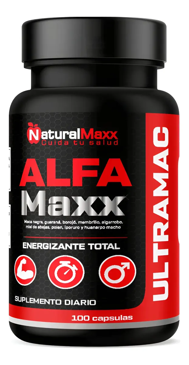ALFA MAXX NATURALMAXX RECONSTITUYENTE SEXUAL 100 CAPSULAS - 1
