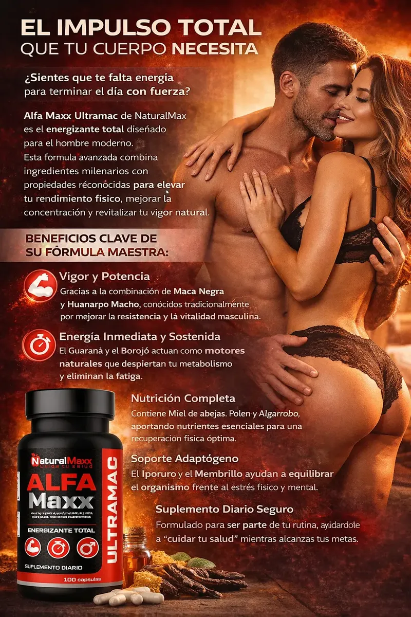 ALFA MAXX NATURALMAXX RECONSTITUYENTE SEXUAL 100 CAPSULAS - 2