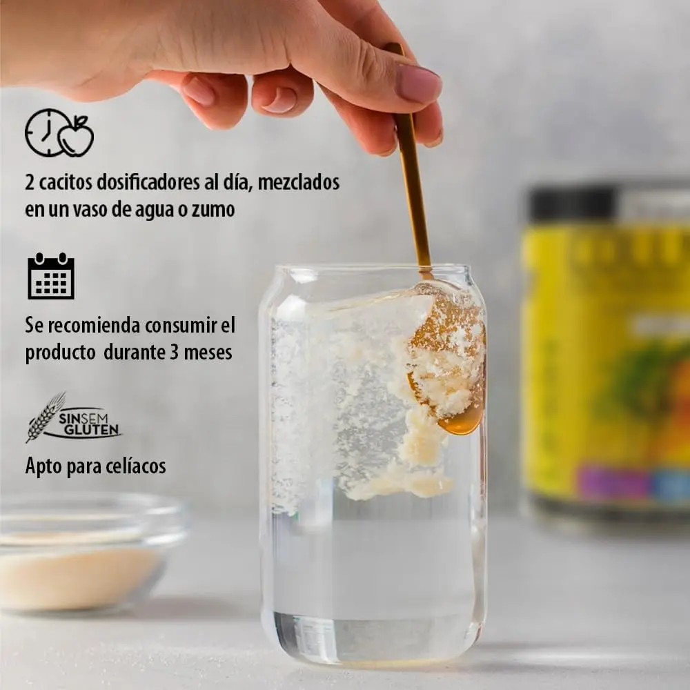 COLÁGENO MARINO HIDROLIZADO + CURCUMA ESPAÑOL DRASANVI 300G - 5