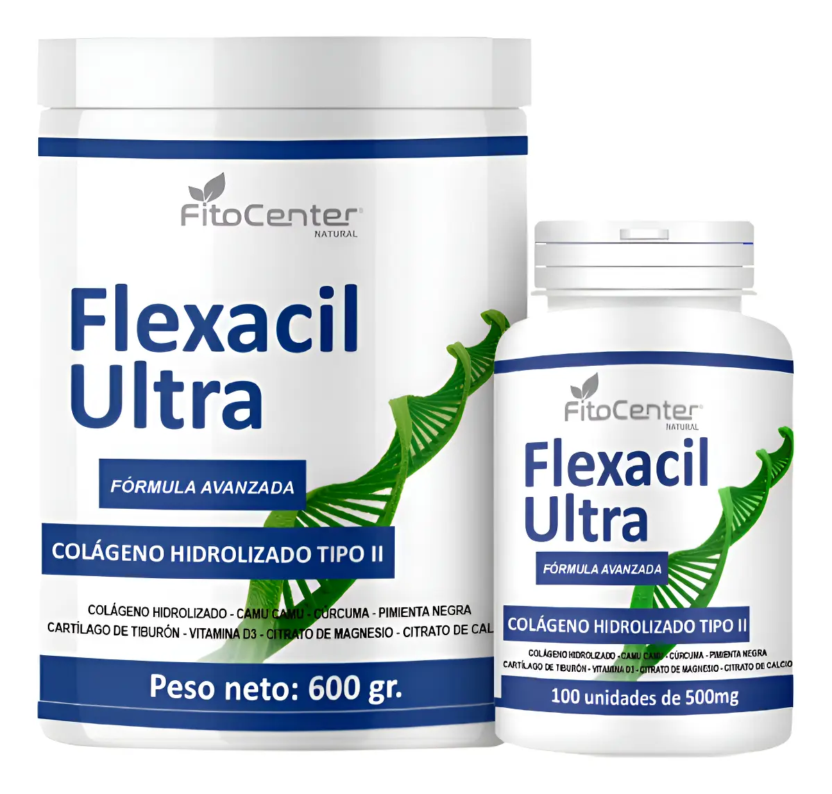 FLEXACIL ULTRA FITOCENTER NATURAL PACK SALUD ARTICULAR 600G - 100 CAPSULA - 1