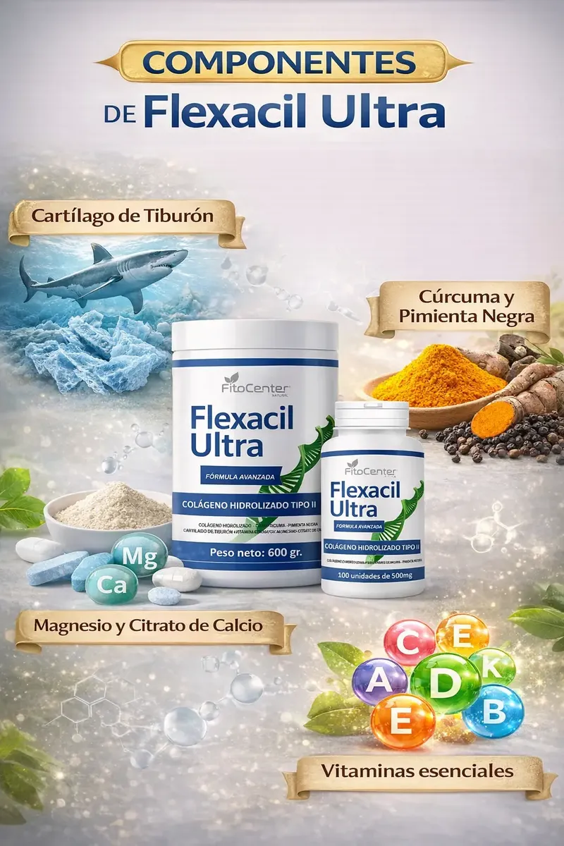 FLEXACIL ULTRA FITOCENTER NATURAL PACK SALUD ARTICULAR 600G - 100 CAPSULA - 2
