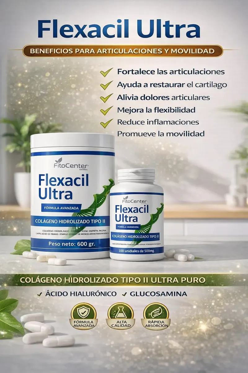 FLEXACIL ULTRA FITOCENTER NATURAL PACK SALUD ARTICULAR 600G - 100 CAPSULA - 3