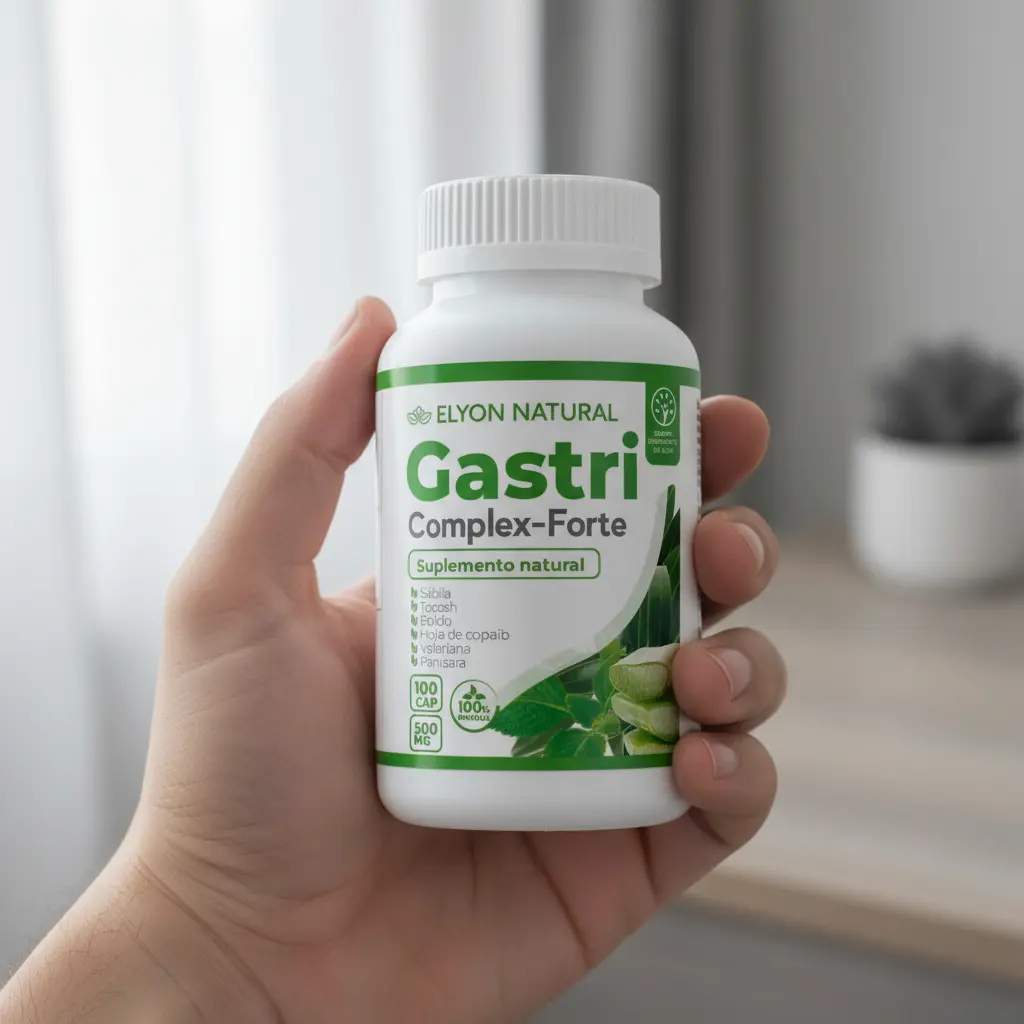 GASTRI COMPLEX ELYON NATURAL SALUD DIGESTIVA 500MG 100 UNID - 4