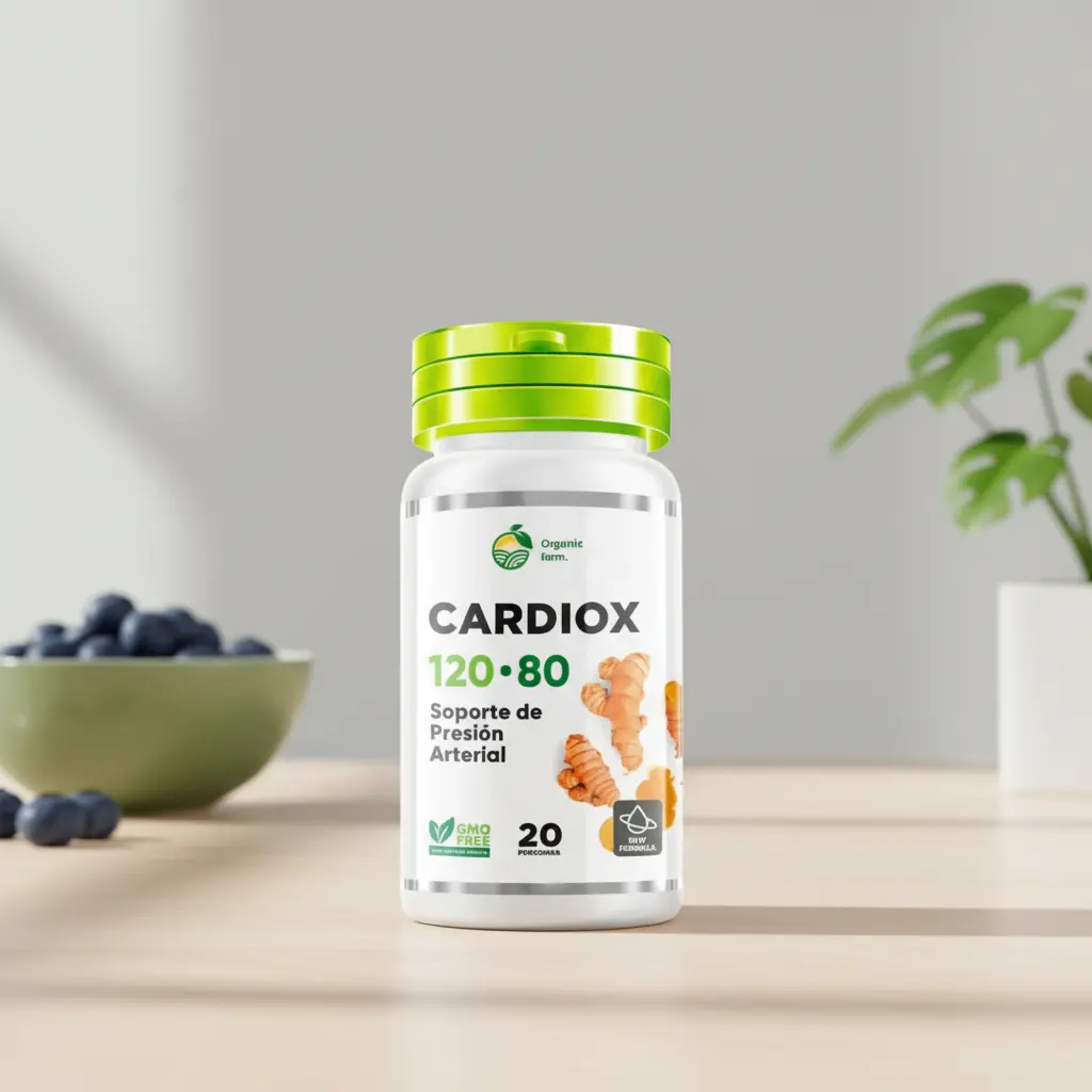 CARDIOX 120-80 REGULA PRESIÓN ARTERIAL 20 CAPSULA 06 FRASCOS - 4