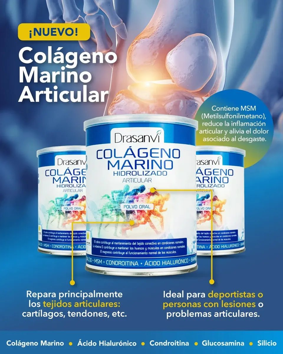 COLÁGENO MARINO HIDROLIZADO ARTICULAR ESPAÑOL DRASANVI 280G - 2
