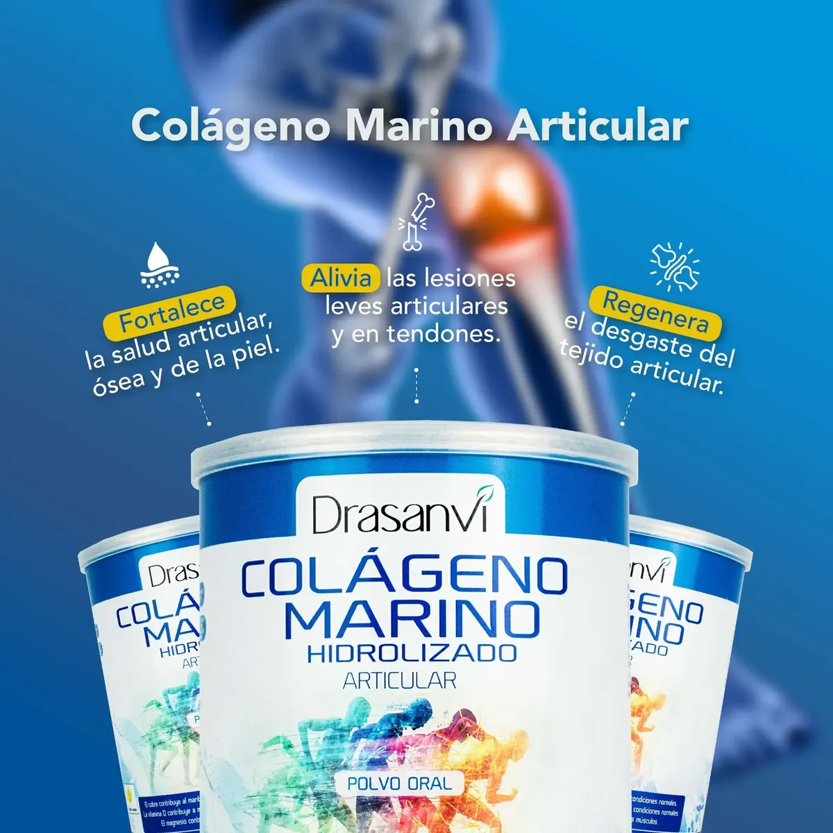 COLÁGENO MARINO HIDROLIZADO ARTICULAR ESPAÑOL DRASANVI 280G - 4