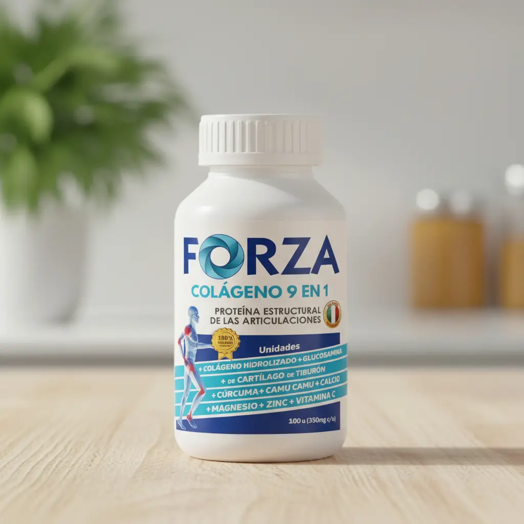 COLAGENO FORZA 9 EN 1 REGENERADOR ARTICULAR 350MG 100 UNID - 4