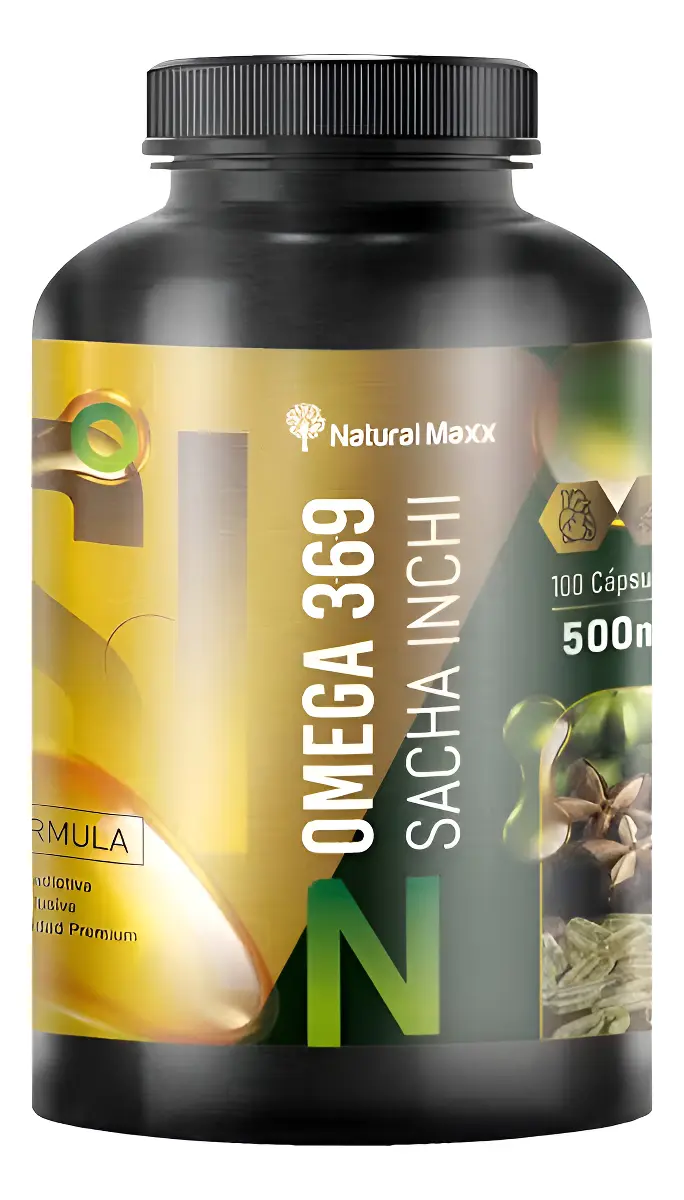 NATURALMAXX OMEGA 3-6-9 REDUCE COLESTEROL 500MG 100 CÁPSULAS - 1