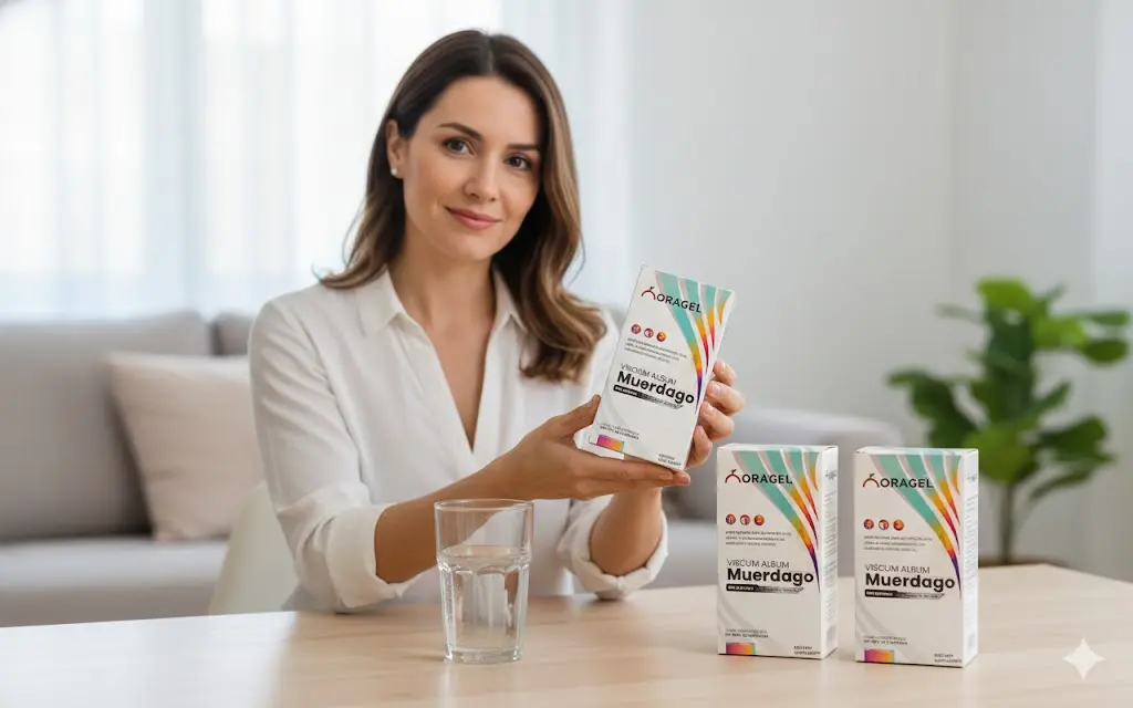 MUERDAGO ORAGEL ANTICANCERIGENO 400MG 80 CAPSULAS 03 FRASCOS - 5