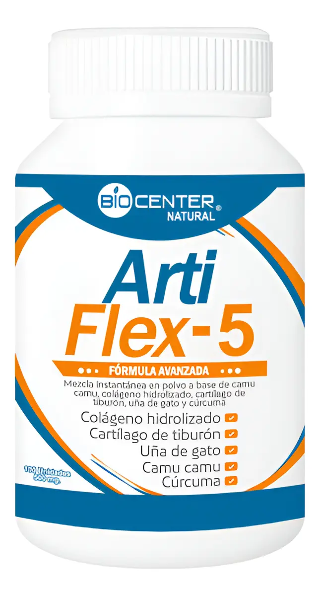 ARTIFLEX-5 BIOCENTER NATURAL SALUD OSEA 500MG 100 CAPSULAS - 1