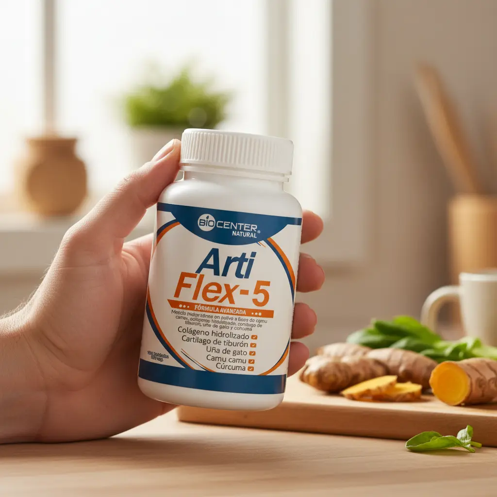 ARTIFLEX-5 BIOCENTER NATURAL SALUD OSEA 500MG 100 CAPSULAS - 5