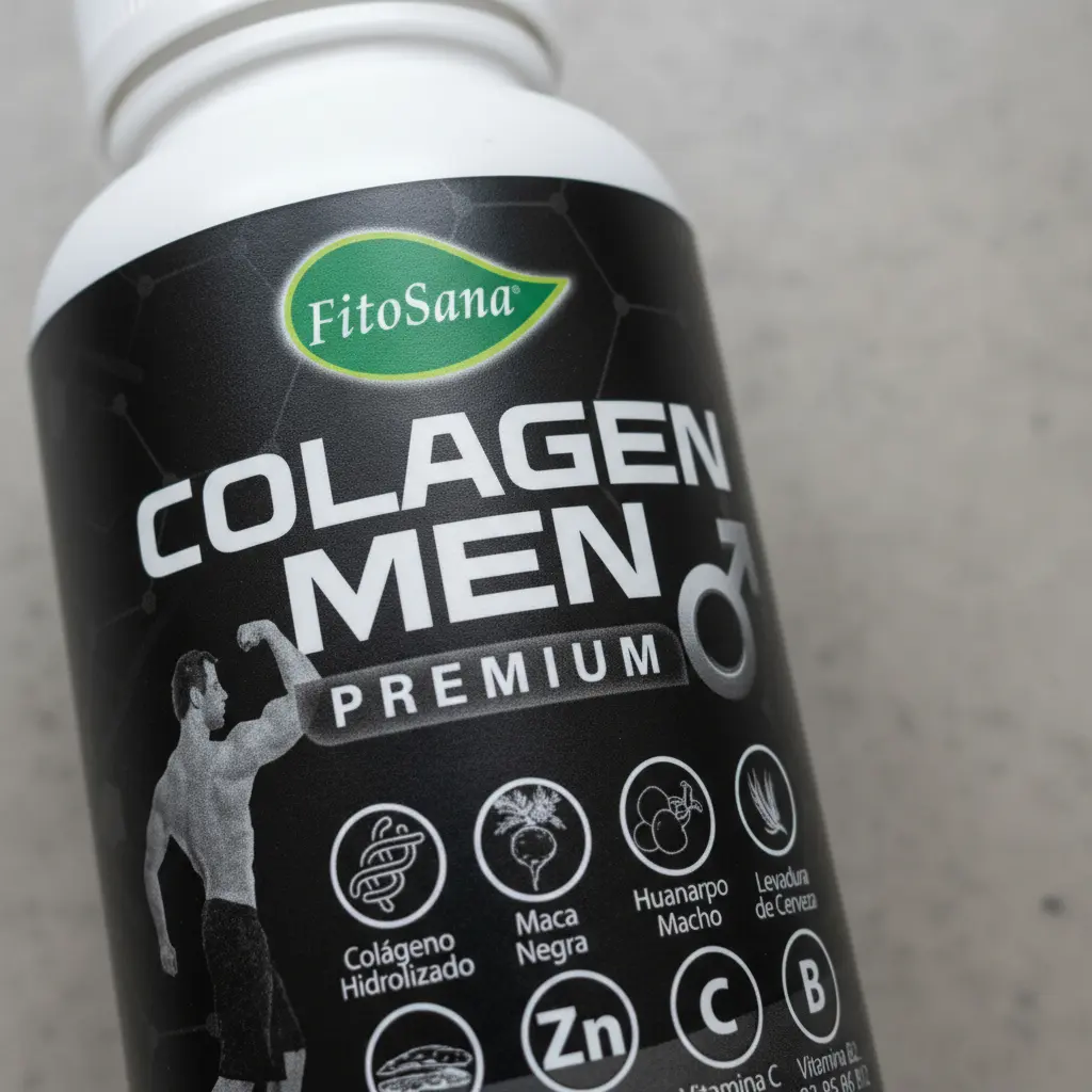 COLAGENO MEN PREMIUM FITOSANA SALUD MASCULINA 100 CAPSULAS - 4