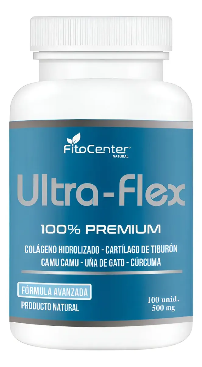 ULTRA FLEX FITOCENTER COLAGENO - CURCUMA 500MG 100 CAPSULAS - 1