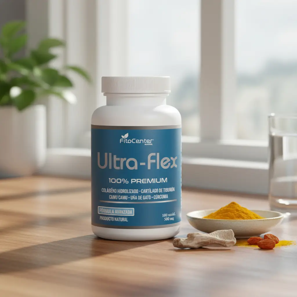 ULTRA FLEX FITOCENTER COLAGENO - CURCUMA 500MG 100 CAPSULAS - 3