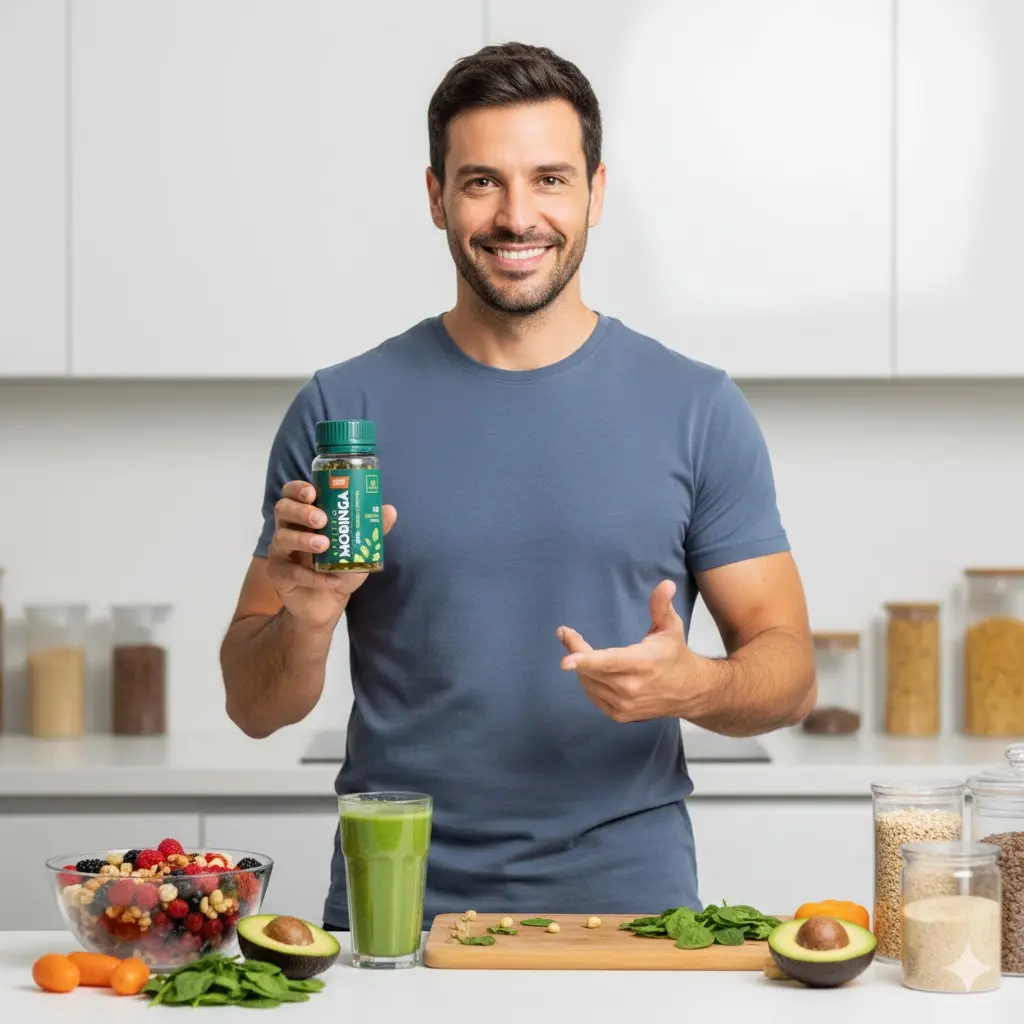 ACEITE DE MORINGA VIDAX FUENTE NUTRITIVA 500MG 100 CAPSULAS - 6