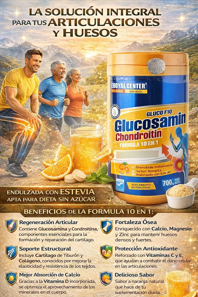 GLUCOSAMINA ROYAL CENTER CHONDROITINA + MSM AMERICANA 700GR - 3