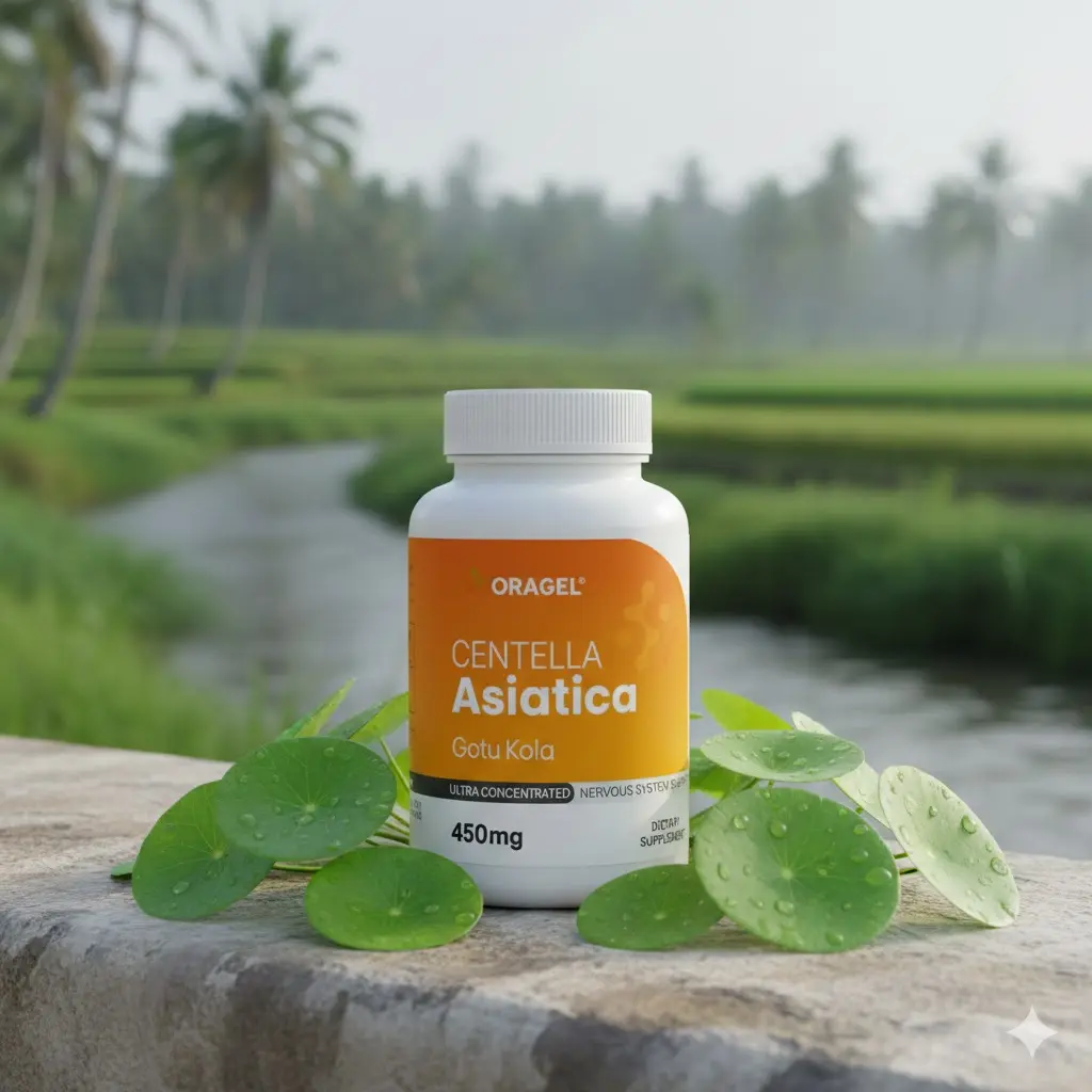 CENTELLA ASIATICA ORAGEL GOTU KOLA 450MG 90 CAPSULA - 4