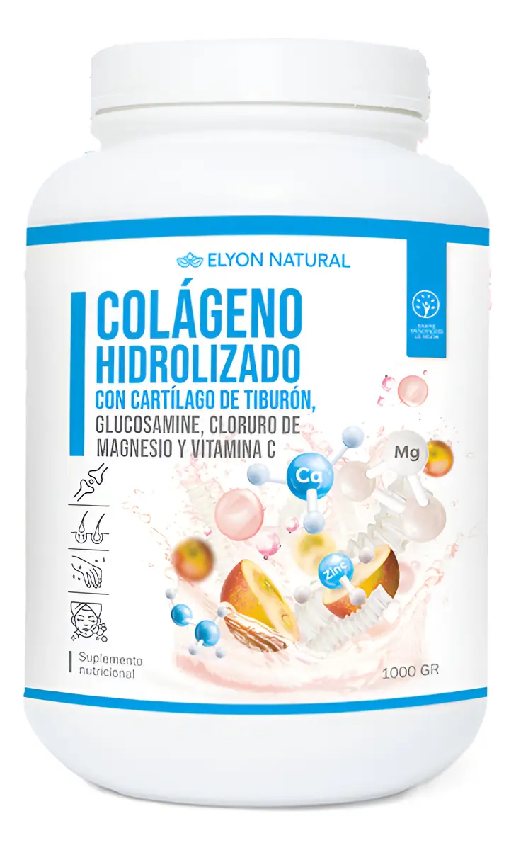 COLAGENO HIDROLIZADO ELYON NATURAL CON GLUCOSAMINA 1 KILO - 1