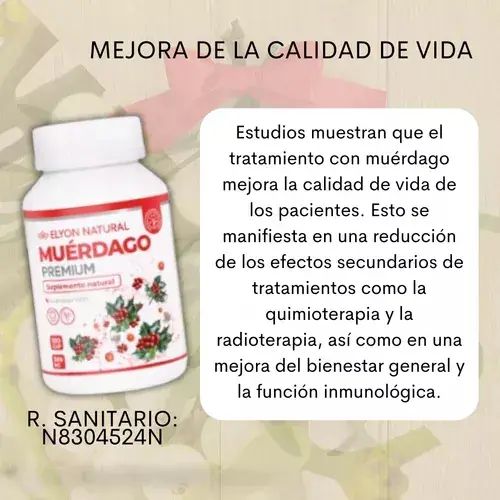 MUÉRDAGO 500MG ELYON NATURAL ELEVA DEFENSAS 100 UNID PACK X3 - 2