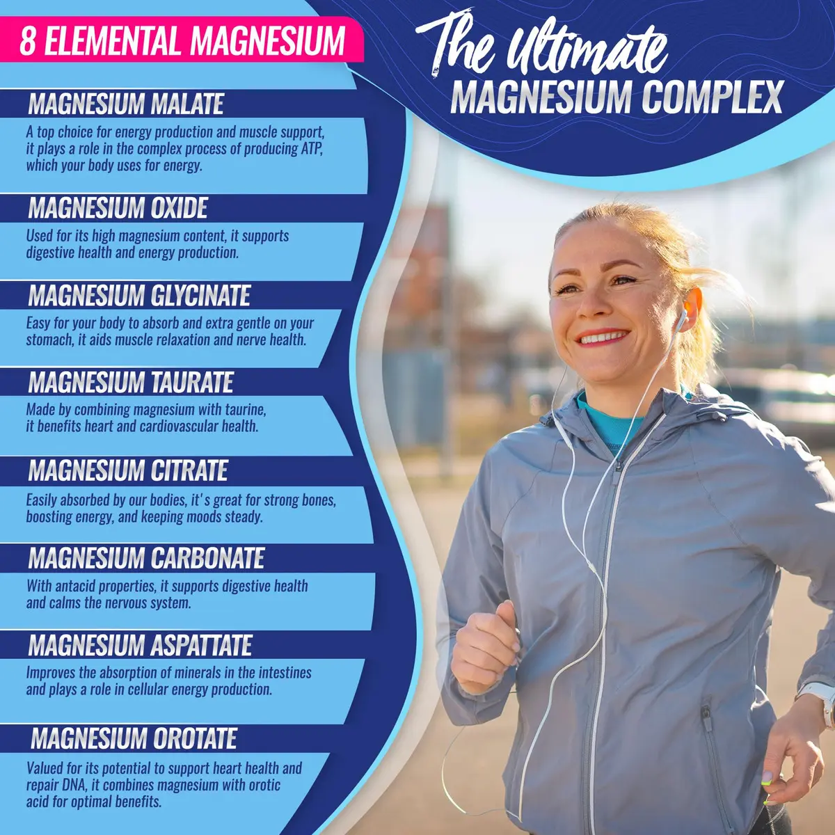 SUPLEMENTO TOPLUX MAGNESIUM COMPLEX 1000 MG 90 CÁPSULAS - 4