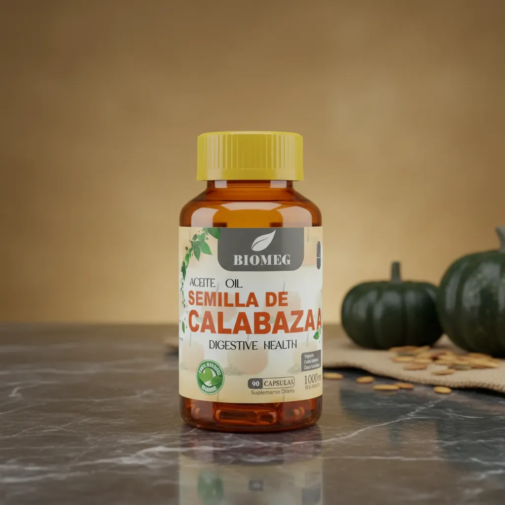 ACEITE DE SEMILLAS DE CALABAZA BIOMEG 1000MG 90 CAPSULAS - 4